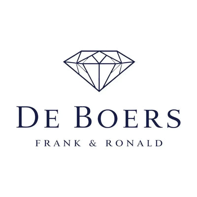 Frank & Ronald De Boer Logo Men's Hoodie – white close-up detail shot of the Frank & Ronald De Boer Players Couture logo