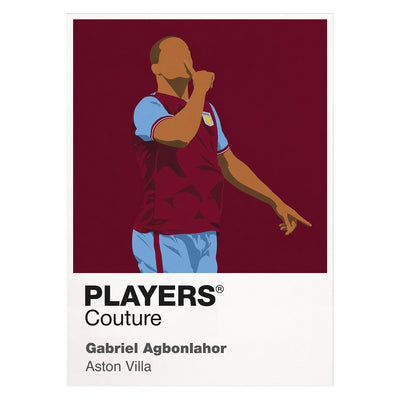 Gabriel Agbonlahor Aston Villa Icon Frame Men's T-Shirt - Players Couture