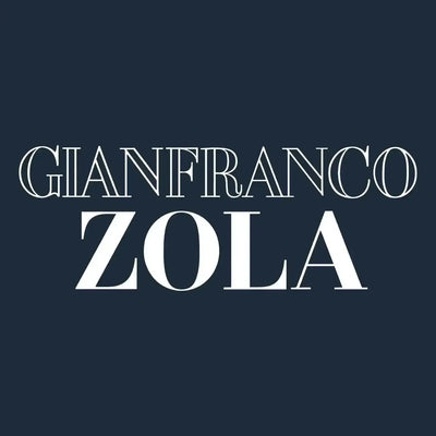 Gianfranco Zola Logo Men's T-Shirt – close-up detail shot of the Gianfranco Zola Players Couture logo design