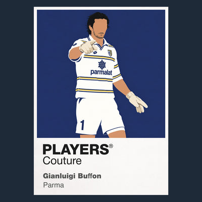 Gianluigi Buffon Parma Icon Frame artwork in navy
