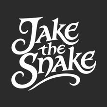 Jake The Snake Roberts Logo Men's Hoodie – black close-up detail shot of the Jake The Snake Roberts Players Couture logo