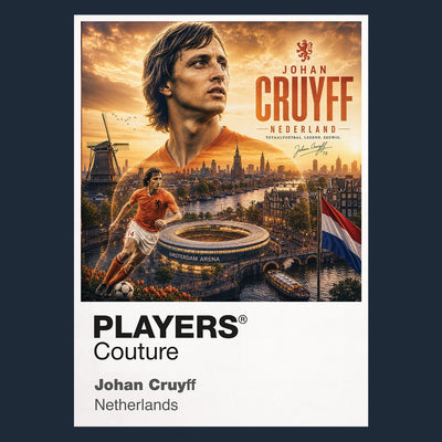 Johan Cruyff Netherlands Atlas Frame artwork by Players Couture