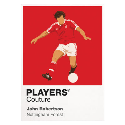 John Robertson Nottingham Forest Icon Frame — White