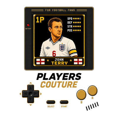 John Terry 1P 8-Bit t-shirt retro gaming design by Players Couture