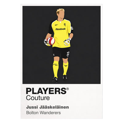 Jussi Jääskeläinen Bolton Wanderers Icon Frame artwork on white