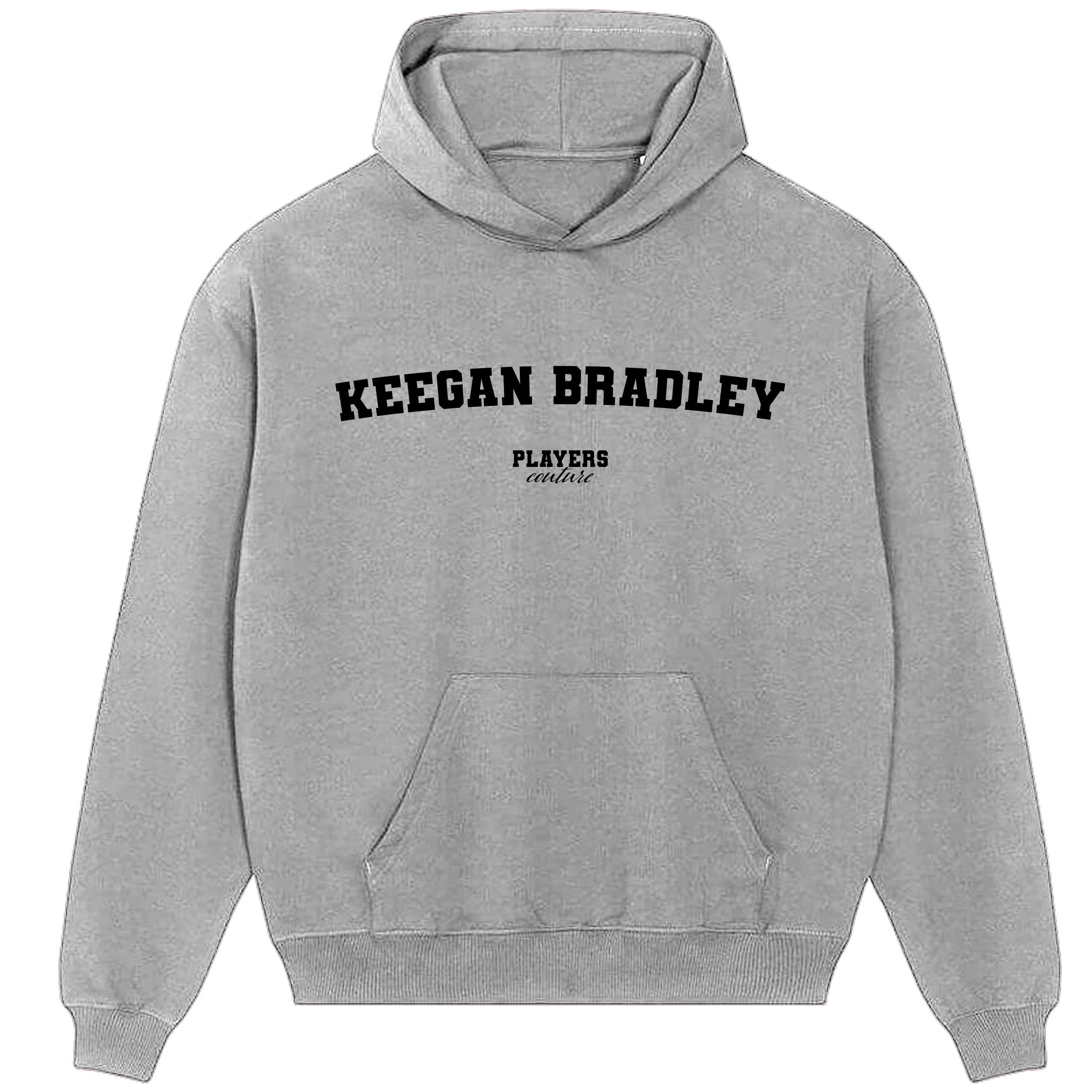Keegan Bradley Players Couture Men's Casual Hoodie Gray