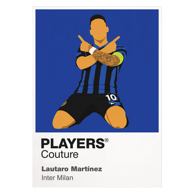 Lautaro Martinez Inter Milan Icon Frame — White