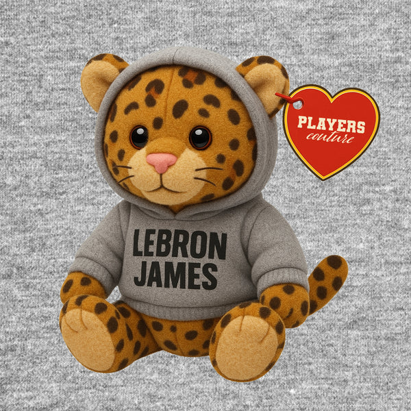 Lebron James Leopard Logo Players Couture Kids Hoodie