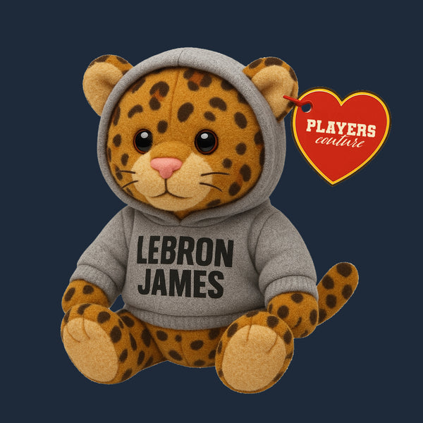 Lebron James Leopard Logo Players Couture Kids Hoodie