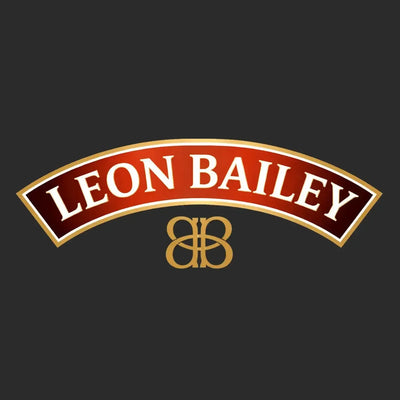 Leon Bailey Logo Men's T-Shirt – black close-up detail shot of the Leon Bailey Players Couture logo design