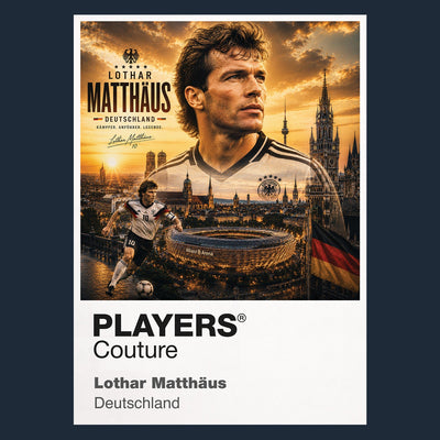 Lothar Matthaus Germany Atlas Frame artwork by Players Couture