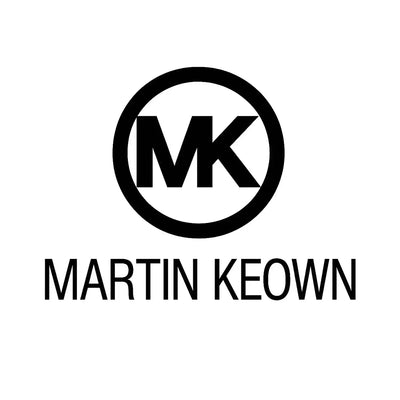 Martin Keown Logo Men's T-Shirt – white close-up detail shot of the Martin Keown Players Couture logo design