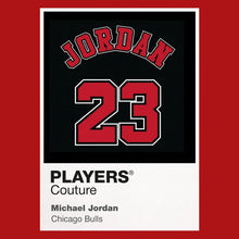 Michael Jordan 23 Black Jersey Frame Men's Hoodie
