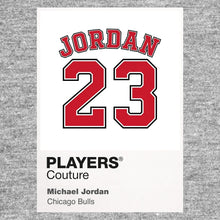 Michael Jordan 23 White Jersey Frame Men's Hoodie
