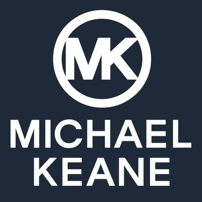 Michael Keane Logo Kids Hoodie – navy close-up detail shot of the Michael Keane Players Couture logo design