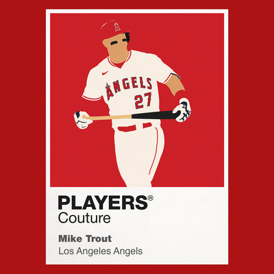 Mike Trout Angels Baseball Icon Frame - Icon Design