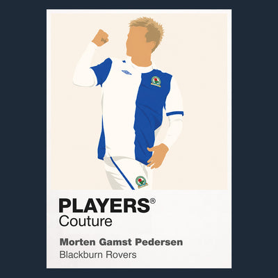 Morten Gamst-Pedersen Blackburn Rovers Icon Frame — Navy