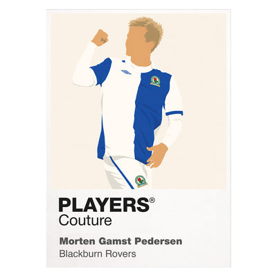 Morten Gamst-Pedersen Blackburn Rovers Icon Frame — White