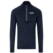 Essentials Collection Players Couture Men's Active Stretch Half Zip Navy Top