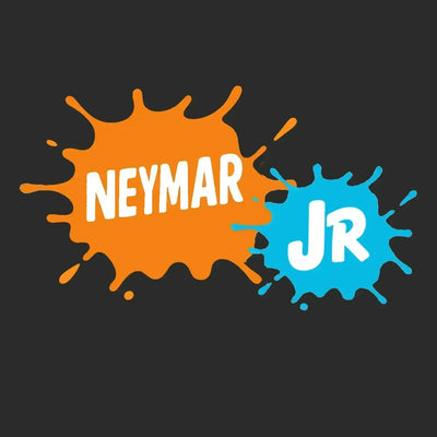 Neymar Jr Logo Kids Hoodie – black close-up detail shot of the Neymar Jr Players Couture logo design