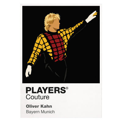 Oliver Kahn Bayern Munich Icon Frame — White