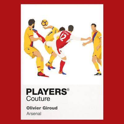 Olivier Giroud Arsenal Icon Frame — Red