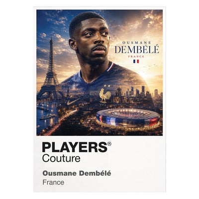 Ousmane Dembele France Atlas Frame artwork by Players Couture
