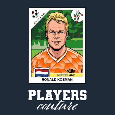 Ronald Koeman World Cup Sticker - Icon Design