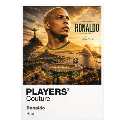 Ronaldo Brazil Atlas Frame artwork by Players Couture