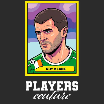 Roy Keane World Cup Sticker Men's Hoodie – roy keane black Players Couture design