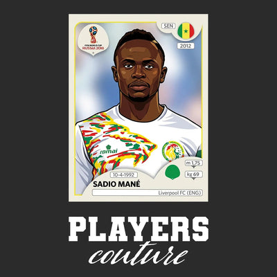 Sadio Mane World Cup Sticker Men's Hoodie – sadio mane black Players Couture design