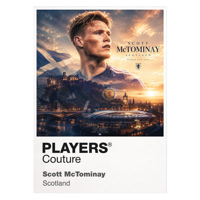 Scott McTominay Scotland Atlas Frame artwork by Players Couture