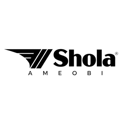 Shola Ameobi Logo Men's Hoodie – white close-up detail shot of the Shola Ameobi Players Couture logo design