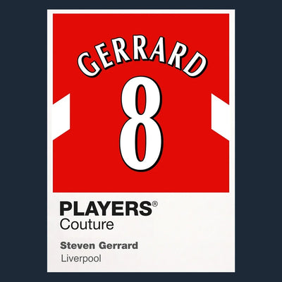 Steven Gerrard 8 Football Shirt Frame - Icon Design (View 7)