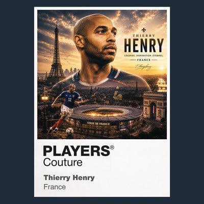 Thierry Henry France Atlas Frame artwork by Players Couture