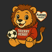 Thierry Henry Lion Logo Players Couture Men's Casual Hoodie