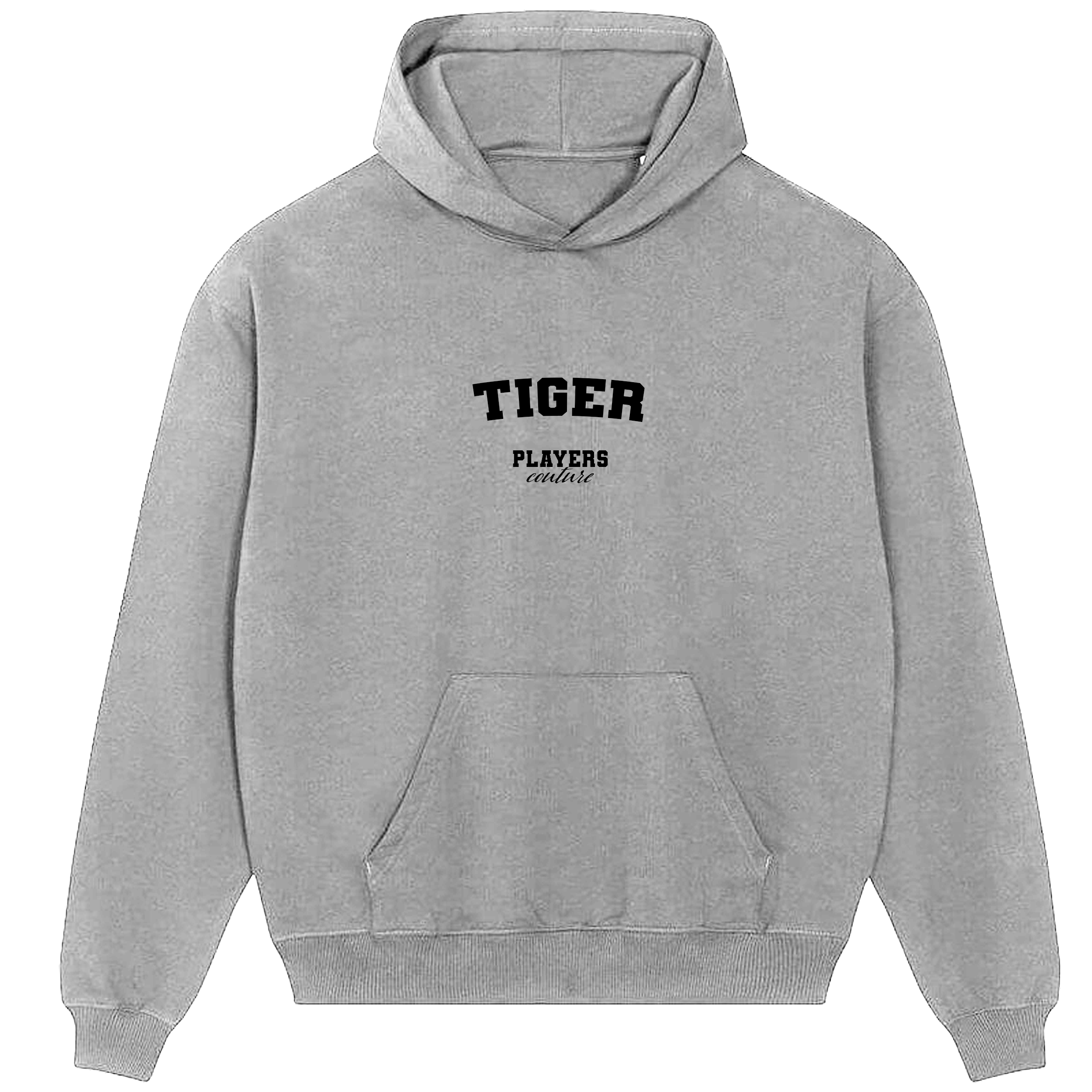 Tiger Players Couture Men's Casual Hoodie Gray