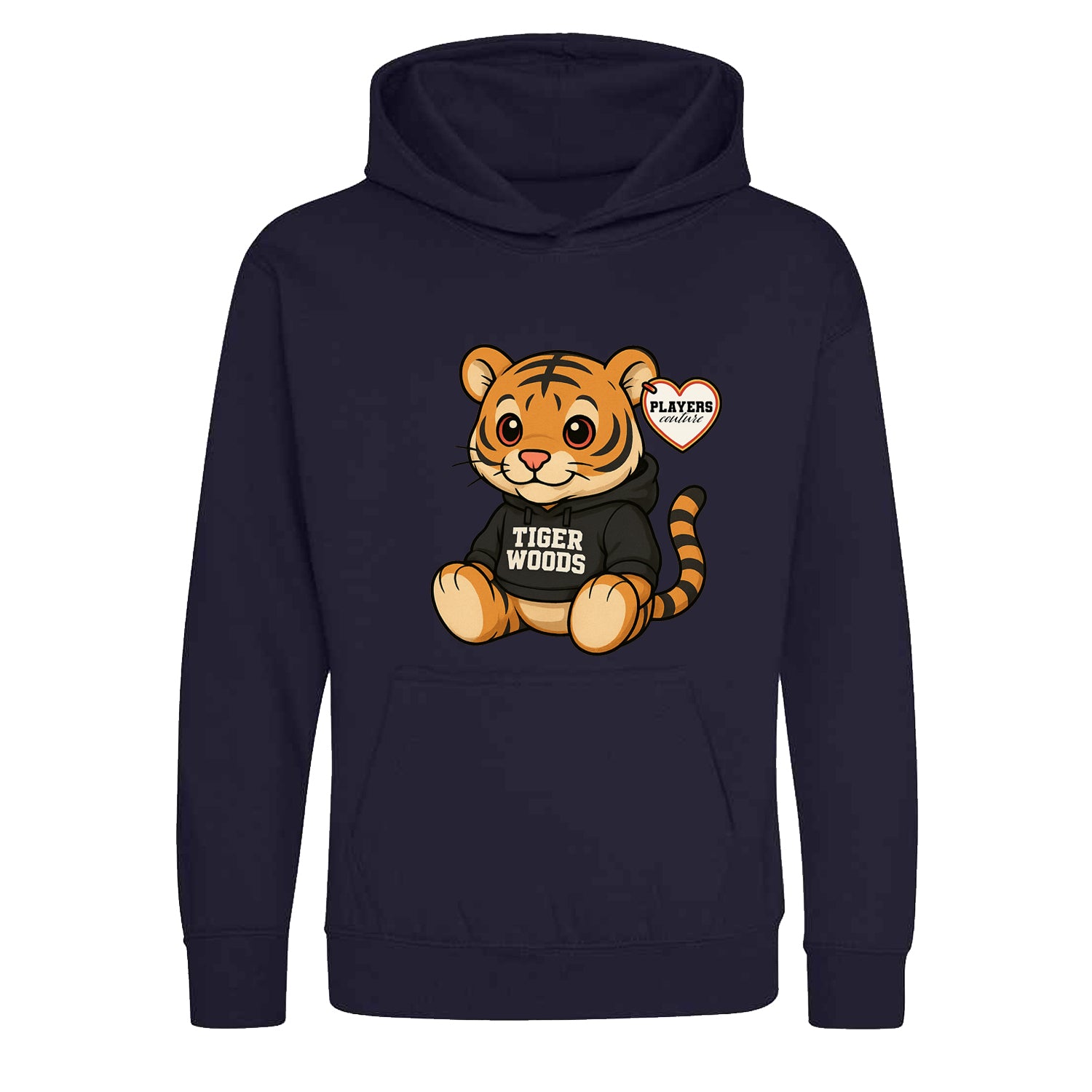 Tiger Woods Tiger Logo Players Couture Kids Hoodie Navy