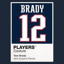 Tom Brady 12 Patriots Jersey Frame Men's Hoodie
