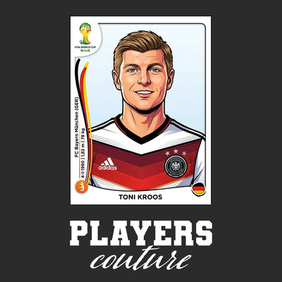 Toni Kroos World Cup Sticker Men's Hoodie – toni kroos black Players Couture design