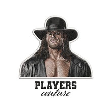 The Undertaker Badge Men's T-Shirt – black close-up detail shot of the The Undertaker Players Couture logo design