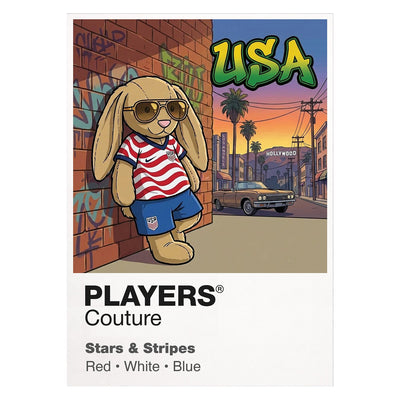 USA Football Cool Bunny Men's T-Shirt – USA football cool bunny framed artwork detail – Players Couture