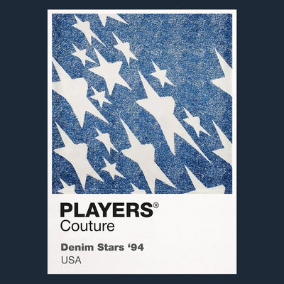 USA 94 Denim Football Shirt Colours Frame - Icon Design