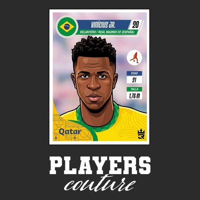 Vinicius Junior World Cup Sticker Men's Hoodie – vinicius junior black Players Couture design