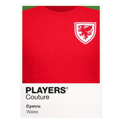 Wales Classic Football Shirt Colours Frame - Icon Design (View 5)
