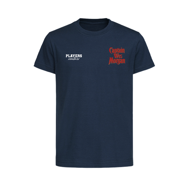 Wes Morgan Logo Players Couture Kids T-Shirt Navy