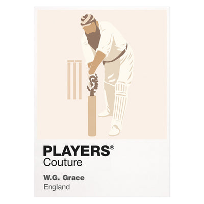 W.G. Grace Cricket Icon Frame - Icon Design
