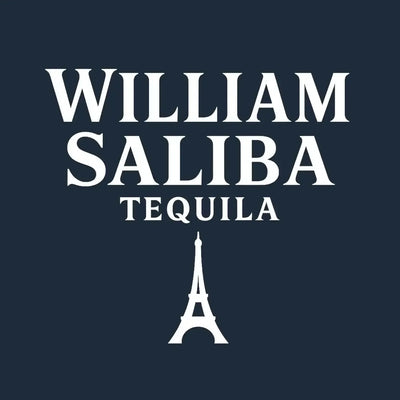 William Saliba Logo Men's T-Shirt – navy close-up detail shot of the William Saliba Players Couture logo design