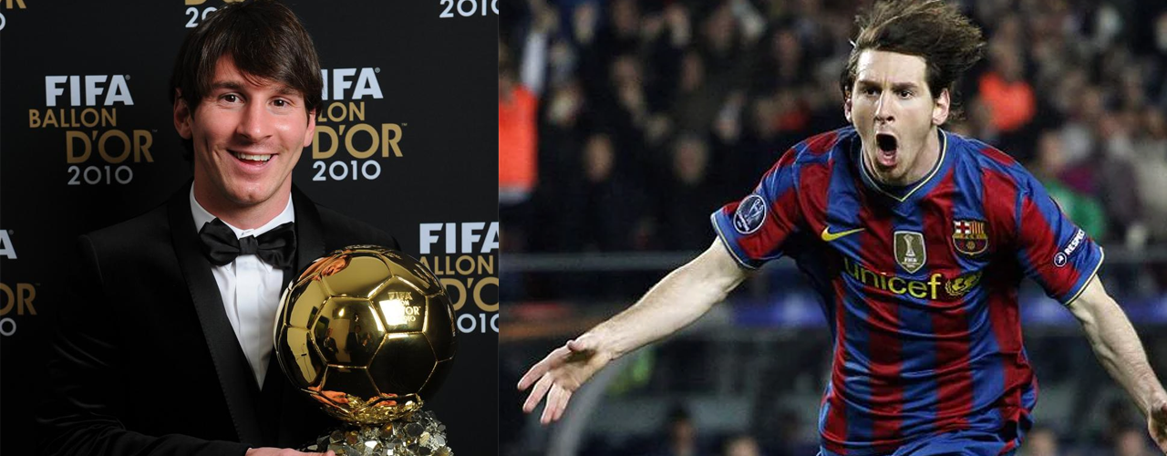 Lionel Messi Ballon D'Or 2010 Winner