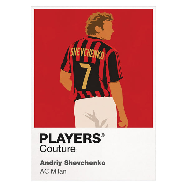 Andriy Shevchenko AC Milan Icon Frame — White